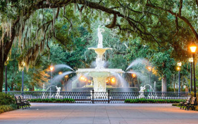 Forsyth Park in Savannah Georgia
